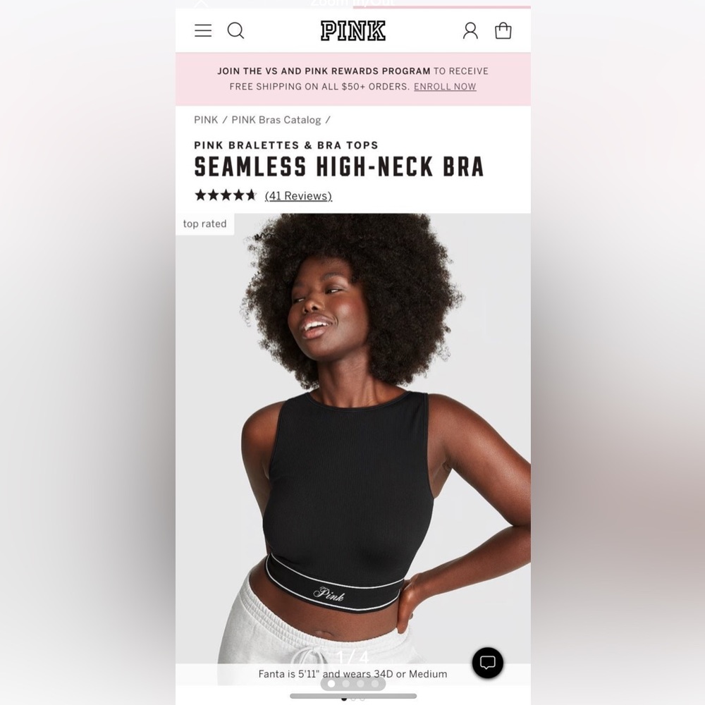 Victoria’s Secret seamless bra